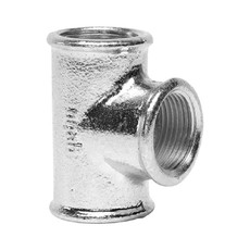 Тройник оцинкованный чугунный 1/2" ВН Platinum Gebo
