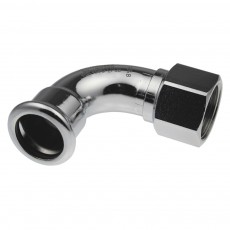 Отвод длинный с внутренней резьбой press 28 х 3/4" KAN-therm Steel