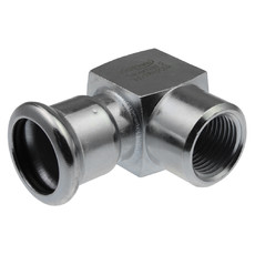 Отвод короткий с внутренней резьбой press 28 х 1/2" KAN-therm Steel
