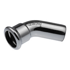 Отвод ниппельный 45° press 18 х 18 мм KAN-therm Steel