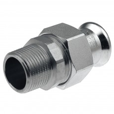 Переход разъемный с наружной резьбой press 22 x 3/4" KAN-therm Steel