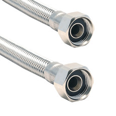 Гибкий шланг для воды 40 см гайка 1/2" х 3/8" гайка DN8 Тucai