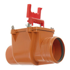 Горизонтальный обратный клапан для канализации 110 мм Tatpolimer