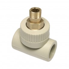 Тройник с дренажным сливом 20