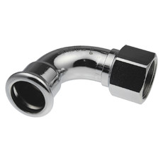 Отвод длинный с внутренней резьбой press 22 х 3/4" KAN-therm Steel