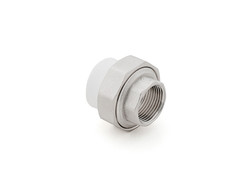 Американка ПП внутр. резьба 25х1/2", белый РосТурПласт 